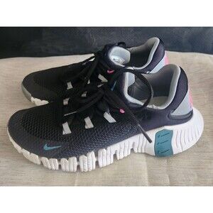 Nike Metcon 4 Shoes Black White Athletic Trainers Sneakers CZ0596-004 Size 8